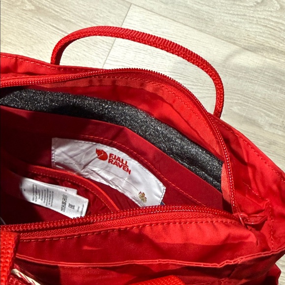 Fjallraven Kanken Mini Red Backpack - Picture 3 of 3